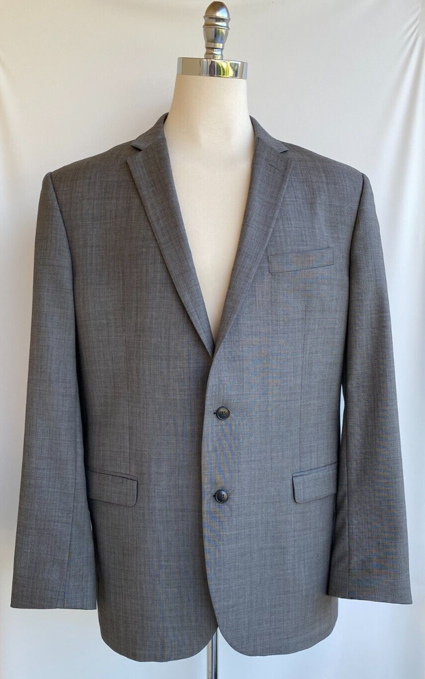 Jos A Bank Traveler Sport Coat Slim Fit Wool Two Button Dual Vent Mens sz 48XL